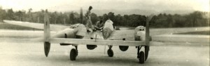 P-38 Lightning being serviced in New Guinea during WWII
